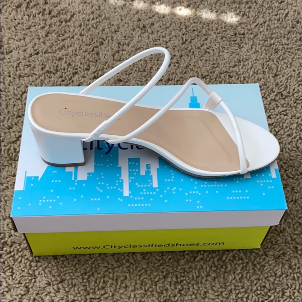 Strappy heeled sandals